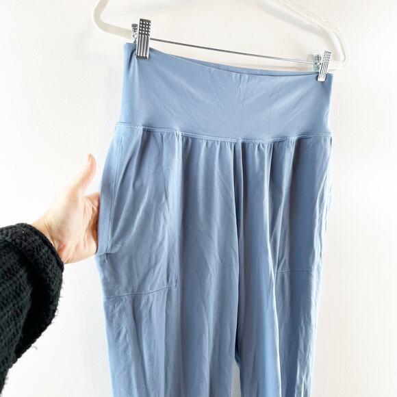 Athleta Salutation Pull On High Waisted Jogger Pants Blue Star Medium - Picture 3 of 9